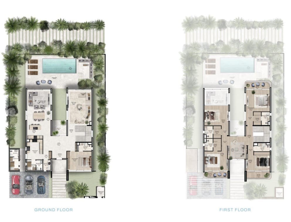 5-bedroom villa, Floor plan